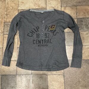 Gray Central Michigan Long Sleeve Shirt
